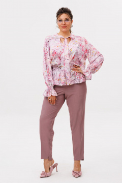 Брюки Anelli 1687 пыльная_роза - фото 5