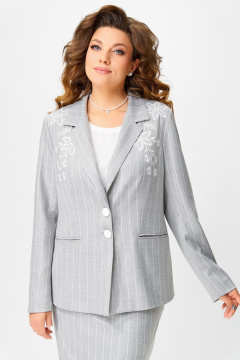 Жакет, юбка Fita 3171 серый_ледник - фото 5