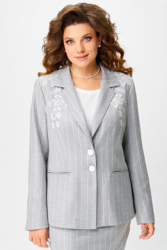 Жакет, юбка Fita 3171 серый_ледник - фото 4