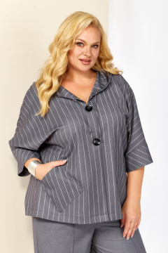 Брюки, жакет Shetti 4066 серый - фото 4