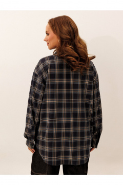 Рубашка Liona Style 951 темно-синий - фото 5