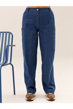 Брюки Liona Style 953 синий - фото 2