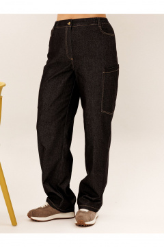 Брюки, рубашка Liona Style 955 клетка-черный - фото 3