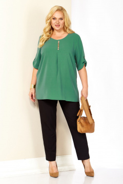 Блуза Shetti 4053 лесной - фото 3