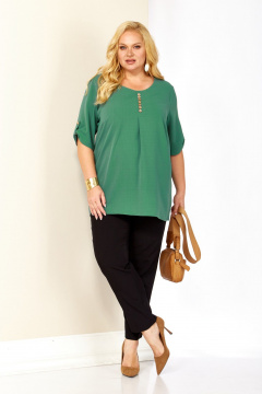 Блуза Shetti 4053 лесной - фото 2
