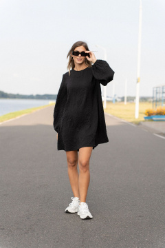 Платье SILVERSPICE S-5537 черный - фото 2