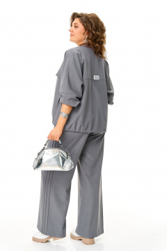 Бомбер, брюки, топ Karina deLux M-1368 серый - фото 3