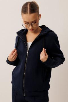 Костюм спортивный брюки худи больших размеров GO F3085/20-04 - фото 4