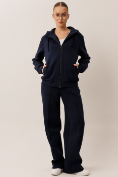 Костюм спортивный брюки худи больших размеров GO F3085/20-04 - фото 1