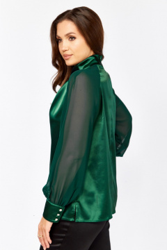 Блуза MALI 625-084 изумруд - фото 5