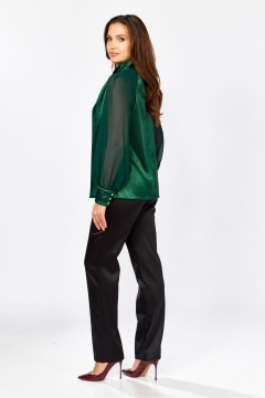 Блуза MALI 625-084 изумруд - фото 4