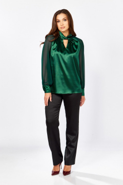 Блуза MALI 625-084 изумруд - фото 2
