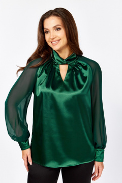 Блуза MALI 625-084 изумруд - фото 1