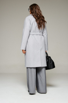 Пальто Beautiful&Free 7024 светло-серый - фото 5