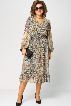 Платье EVA GRANT 7327А рептилия - фото 1
