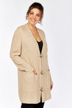 Кардиган Avenue 0322-3 пшеничный - фото 2