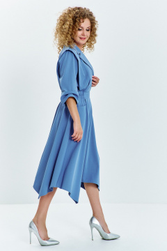 Платье Euromoda 619 голубой - фото 2
