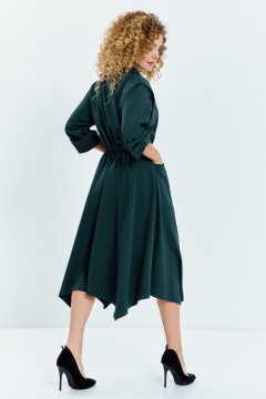 Платье Euromoda 619 зеленый - фото 2