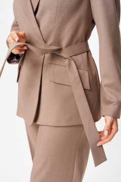 Брюки, жакет Орхидея 1612 бежевый - фото 4