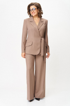 Брюки, жакет Орхидея 1612 бежевый - фото 1