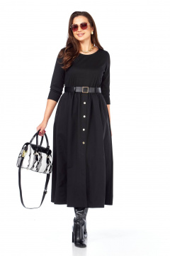 Платье Taita plus 2521 черный - фото 4