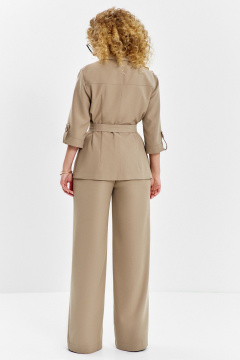 Брюки, жакет Euromoda 630 бежевый - фото 3