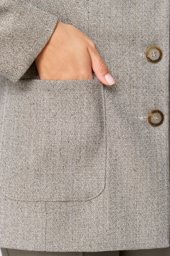 Брюки, жакет Мишель стиль 1316 оливковый - фото 4