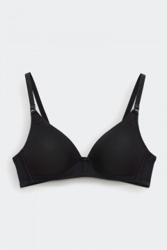 Черный трикотажный бюстгальтер DAY BY DAY без каркаса CONTE DAY_BY_DAY_RB7102 черный - фото 1