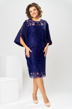 Платье Romanovich Style 1-2728 синий-1 - фото 2