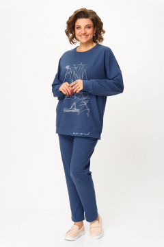 Брюки, джемпер STEFANY 2061-2 темно-синий - фото 2