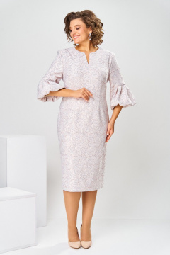 Платье Romanovich Style 1-2809 пудровый - фото 4