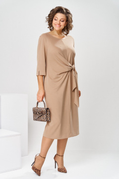 Платье Romanovich Style 1-2844 кэмел - фото 5