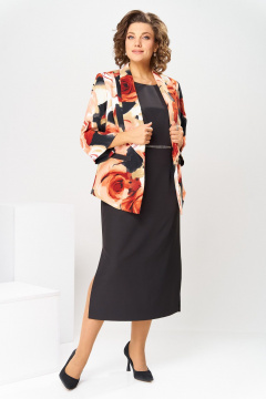 Жакет, платье Romanovich Style 3-2559 мультиколор - фото 3