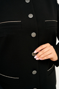 Жакет, юбка IVA 1830 черный - фото 4