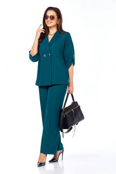 Брюки, жакет Taita plus 2519 морская_волна - фото 4