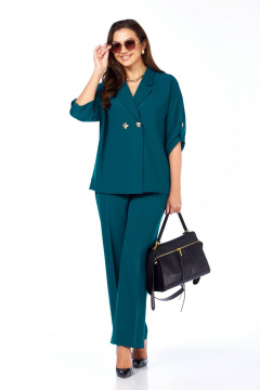 Брюки, жакет Taita plus 2519 морская_волна - фото 1