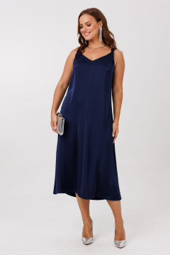 Жакет, платье Mubliz 292 бежевый-синий - фото 4