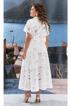 Блуза, юбка Vittoria Queen 24693 молочный - фото 2