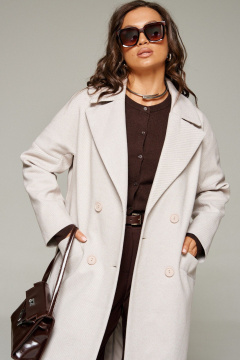 Пальто Beautiful&Free 7025 бежевый - фото 5
