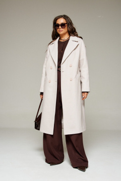 Пальто Beautiful&Free 7025 бежевый - фото 1