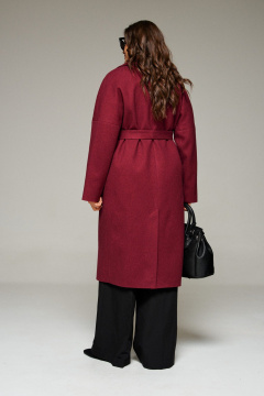 Пальто Beautiful&Free 7025 винный - фото 3