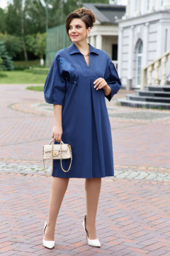 Платье Vittoria Queen 25373 темно-синий - фото 1