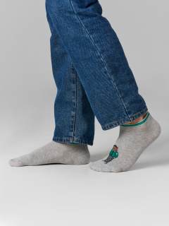 Носки Mark Formelle 104K-3097/25104K серый_меланж_рис.3097 - фото 2