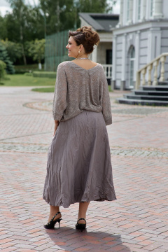 Блуза, юбка Vittoria Queen 25803 капучино - фото 4