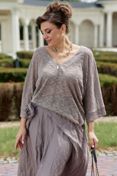 Блуза, юбка Vittoria Queen 25803 капучино - фото 2