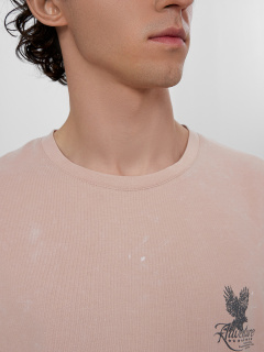 Футболка Mark Formelle 111928-1/25-ОБР5441П-0 бежевый_печать_Печать - фото 4