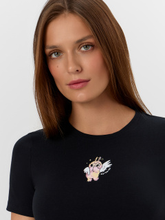 Футболка Mark Formelle 112995/25-38952П-5 черный_печать1_1_сл_на_пол - фото 4