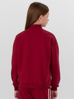 Толстовка Mark Formelle 127932/25-34705П-7 вишневый_печать_1_сл_на_пол - фото 2