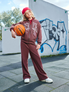 Толстовка Mark Formelle 127932/25-34705П-7 шоколад_печать_1_сл_на_пол_1сл_на_пол - фото 1