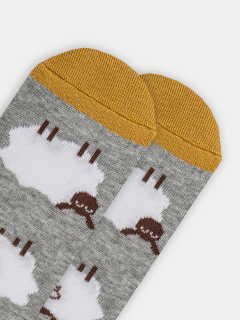 Носки Mark Formelle 504K-2470/B3-23504K серый_меланж_рис.2470 - фото 3